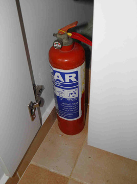 Fire extinguishers at home