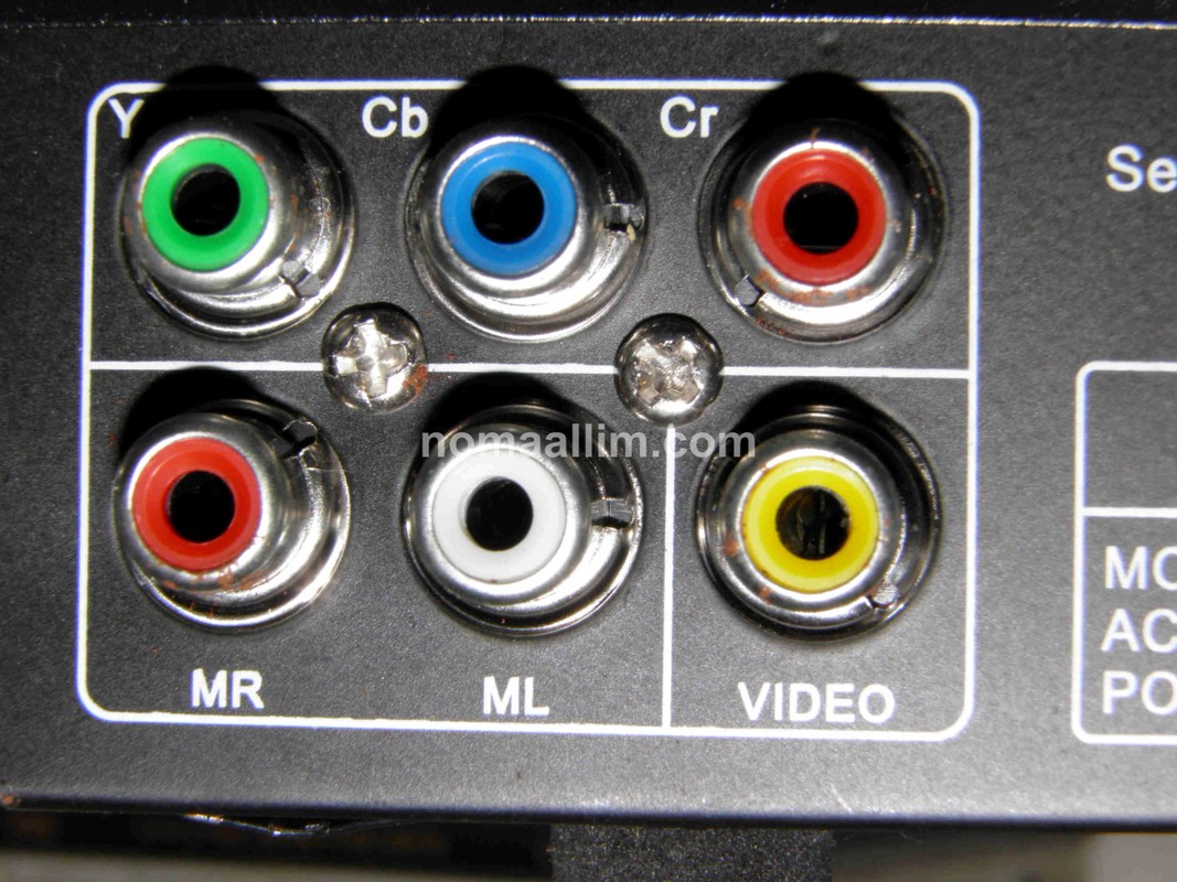 RCA connectors color coding